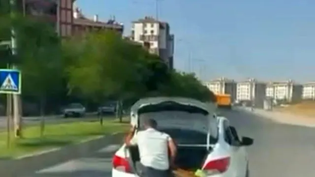 Yenişehir’de Tehlikeli Bagaj Yolculukları Kamerada