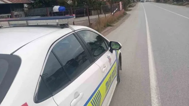 Mudurnu Girişinde Radar Denetimiyle Hız Kontrolü